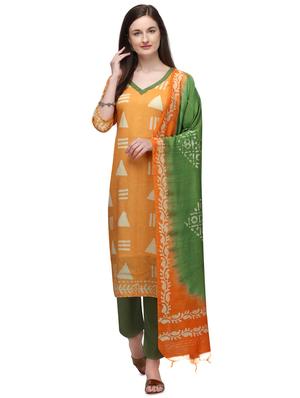 multi colored cotton suit combos unstitched - 17628202 - Standard Image - 4
