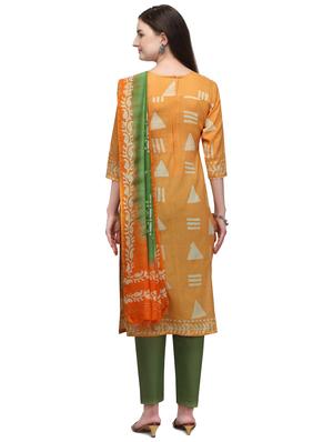 multi colored cotton suit combos unstitched - 17628202 - Standard Image - 5