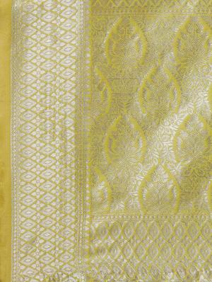 zari work banarasi saree with blouse - 17628366 - Standard Image - 5