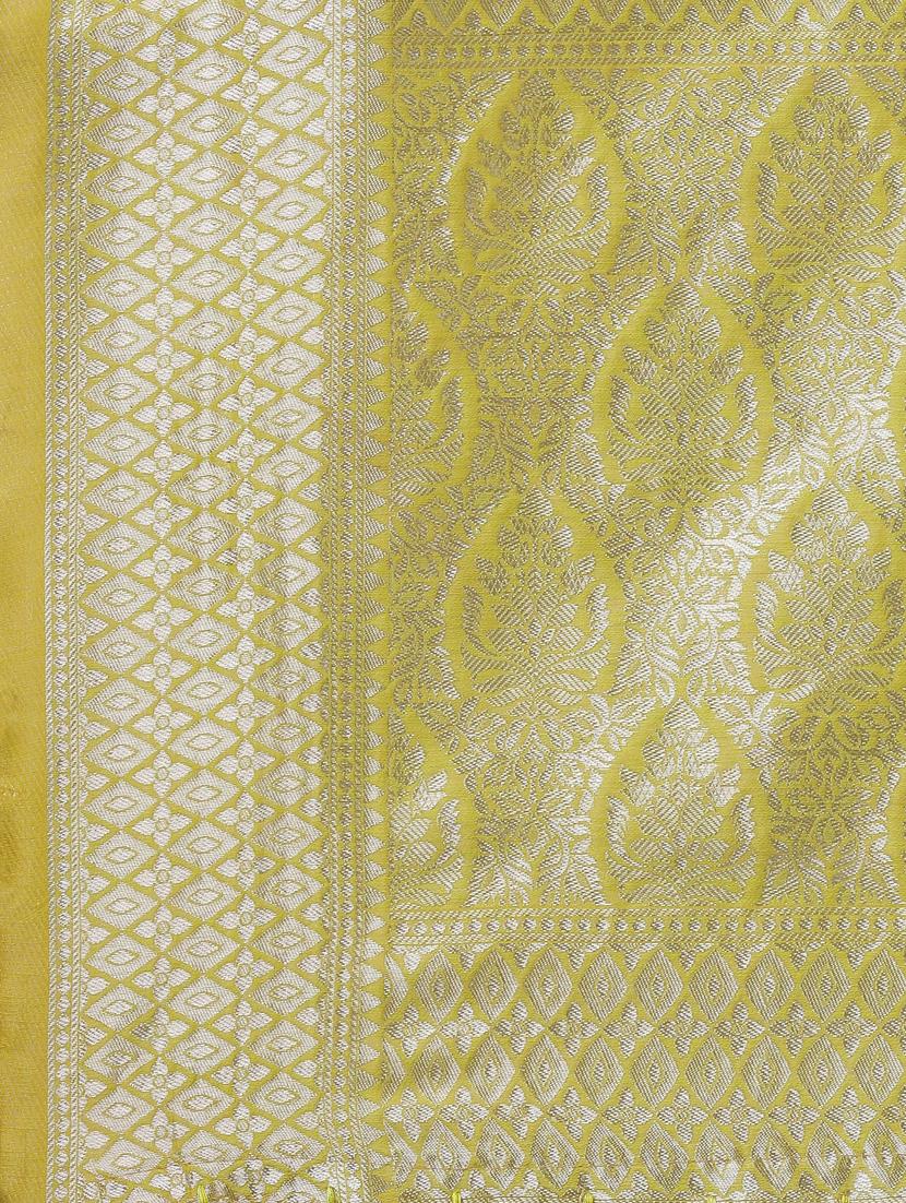 zari work banarasi saree with blouse - 17628366 - Zoom Image - 5