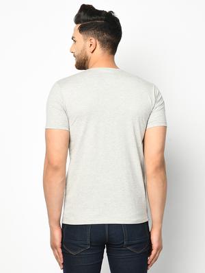 grey solid t-shirt - 17628458 - Standard Image - 3