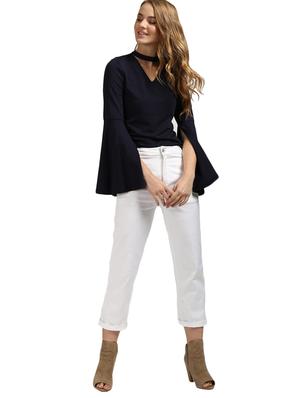 choker neck solid top - 17628754 - Standard Image - 3