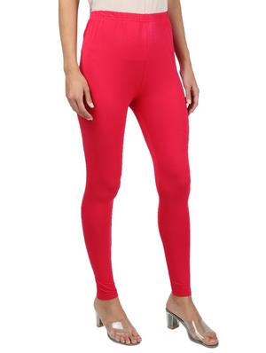 pink cotton blend leggings - 17629067 - Standard Image - 2