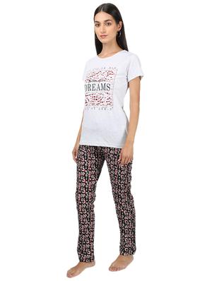 printed nightwear pyjama set - 17629085 - Standard Image - 2
