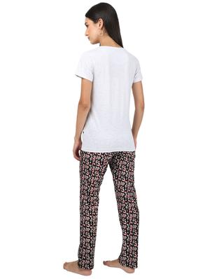 printed nightwear pyjama set - 17629085 - Standard Image - 3
