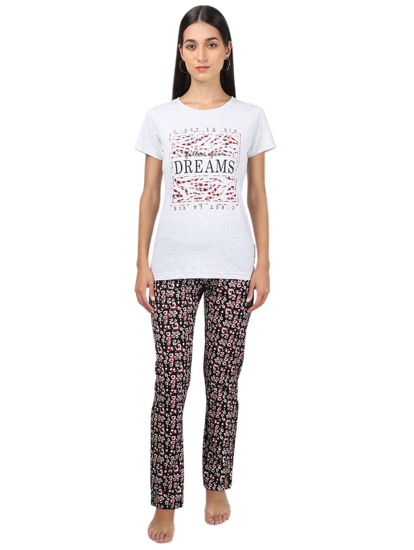 printed nightwear pyjama set - 17629085 - Zoom Image - 1