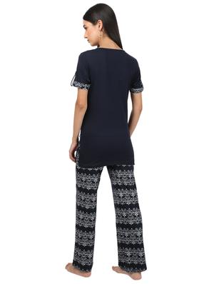 printed nightwear pyjama set - 17629089 - Standard Image - 3