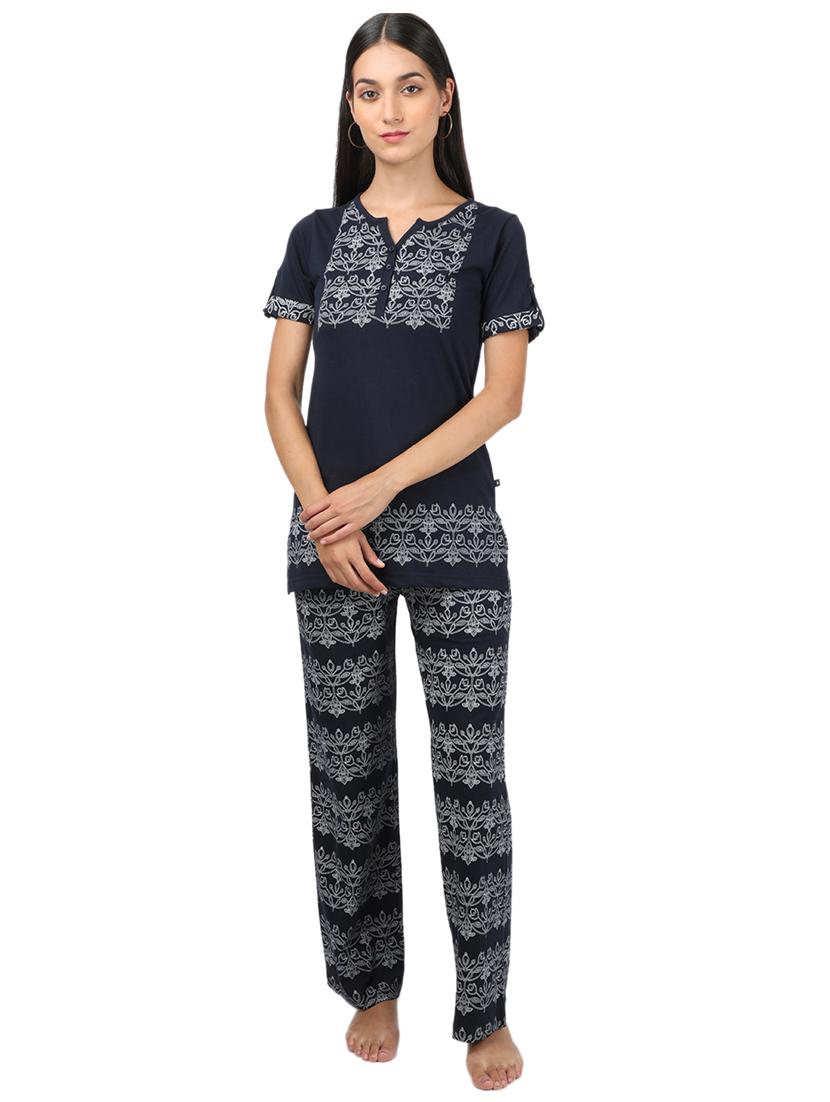 printed nightwear pyjama set - 17629089 - Zoom Image - 1