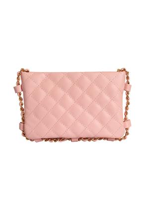 pink leatherette (pu) regular sling bag - 17629107 - Standard Image - 2