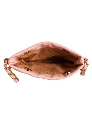 pink leatherette (pu) regular sling bag - 17629107 - Standard Image - 3