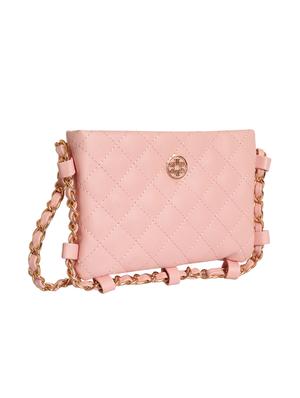 pink leatherette (pu) regular sling bag - 17629107 - Standard Image - 4
