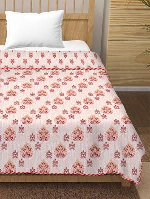 plume single dohar/ac blanket reversible cotton| size: 152x228cm - 17629432 - Standard Image - 3