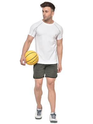olive green solid short - 17629672 - Standard Image - 4