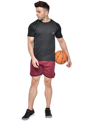maroon solid short - 17629674 - Standard Image - 4
