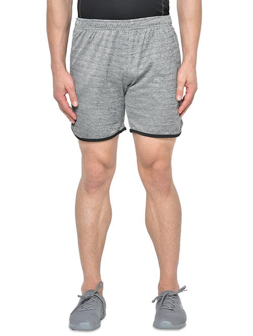 grey solid shorts - 17629676 - Standard Image - 1