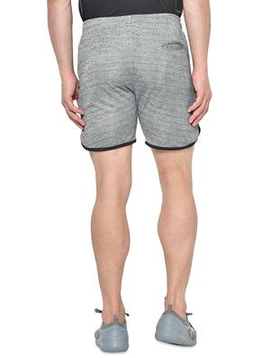 grey solid shorts - 17629676 - Standard Image - 3