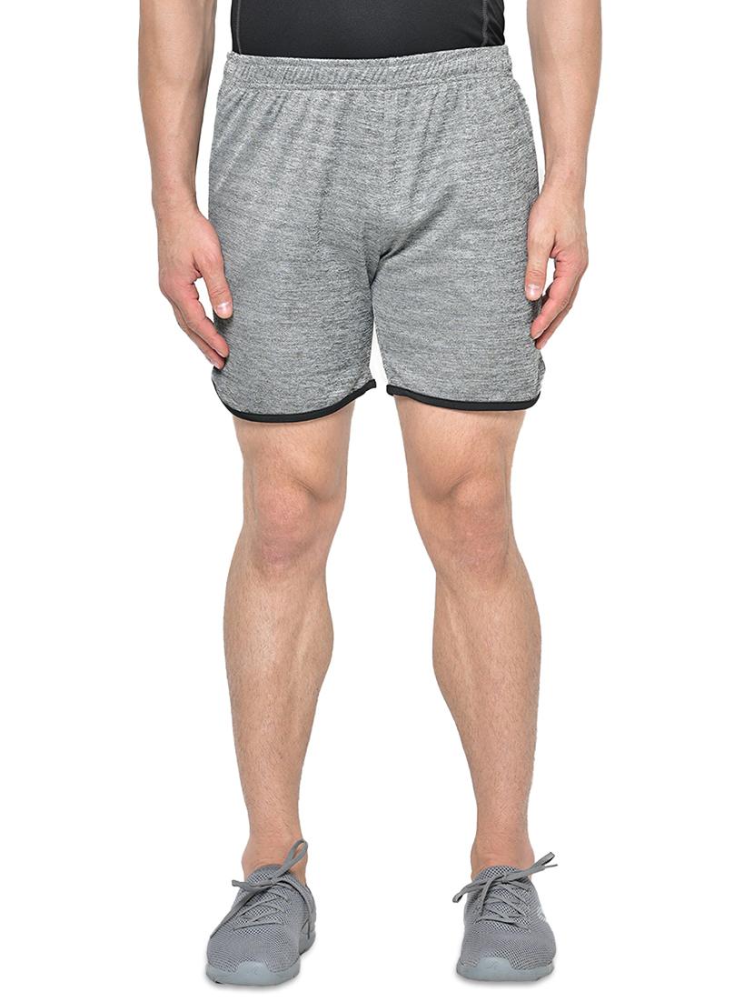 grey solid shorts - 17629676 - Zoom Image - 1