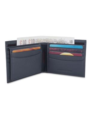 navy leather wallet - 17629684 - Standard Image - 3