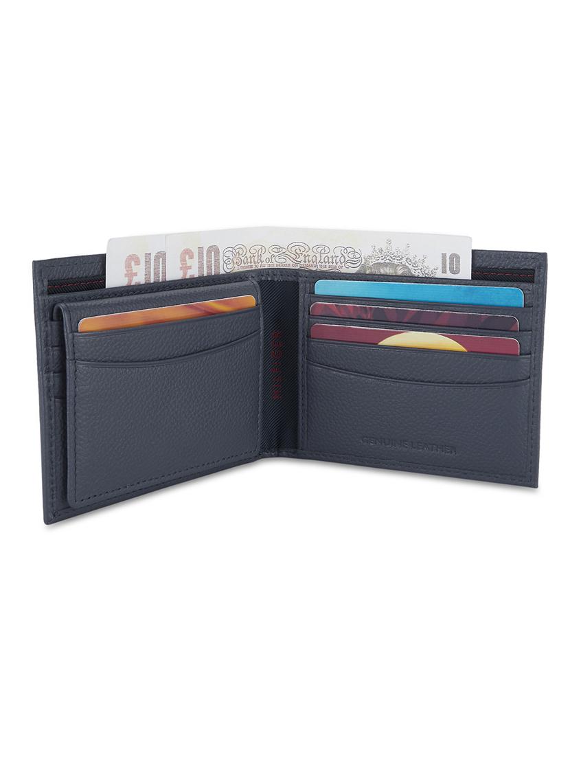 navy leather wallet - 17629684 - Zoom Image - 3