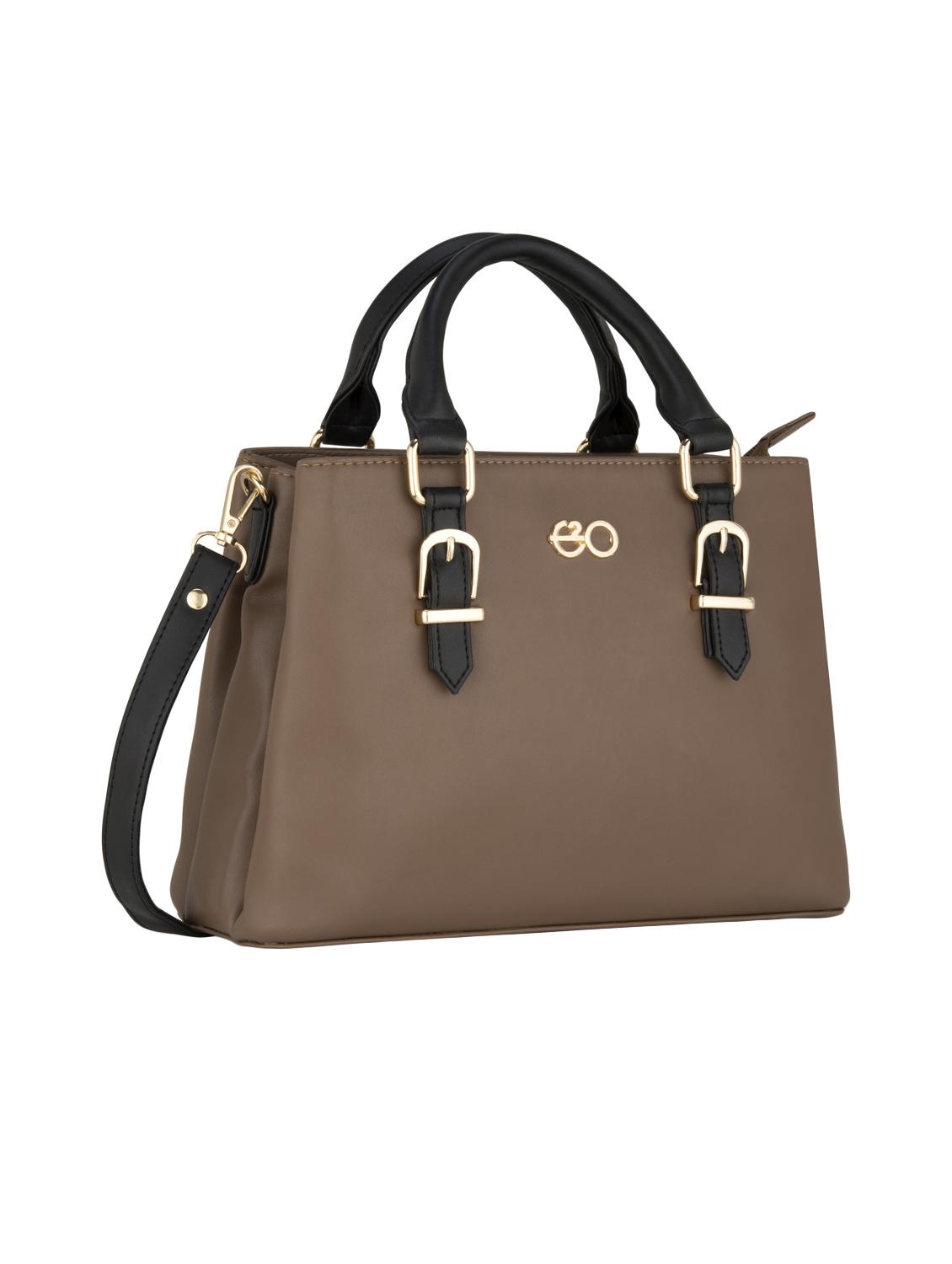 brown leatherette (pu) regular handbag - 17630281 - Zoom Image - 5