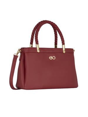 red leatherette (pu) regular handbag - 17630284 - Standard Image - 5