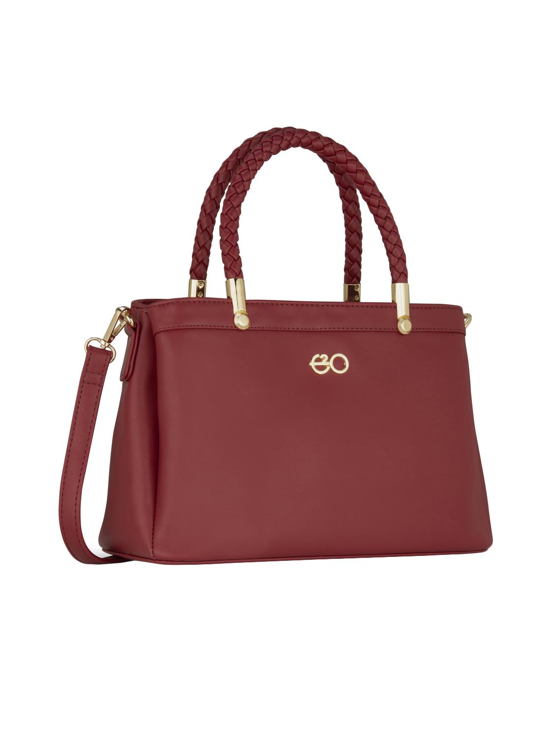 red leatherette (pu) regular handbag - 17630284 - Zoom Image - 5