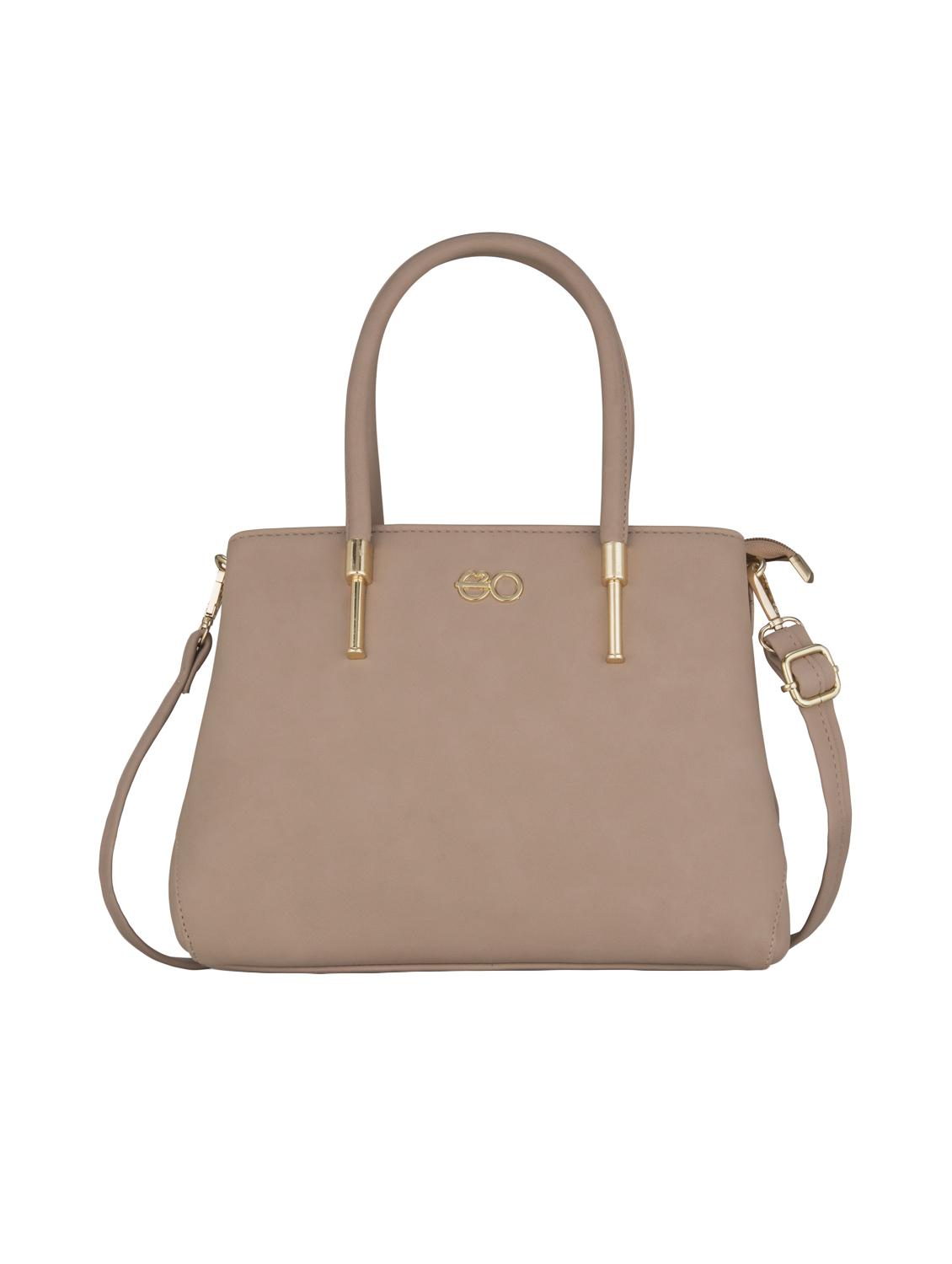 beige leatherette (pu) regular handbag - 17630286 - Zoom Image - 2