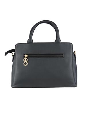 black leatherette (pu) regular handbag - 17630294 - Standard Image - 3