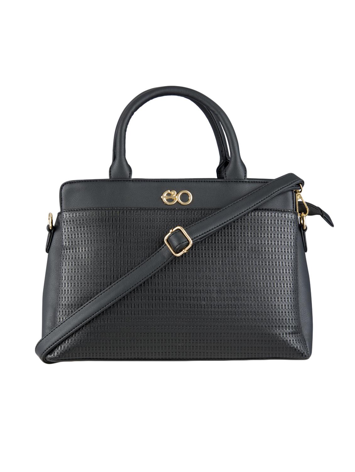 black leatherette (pu) regular handbag - 17630294 - Zoom Image - 1