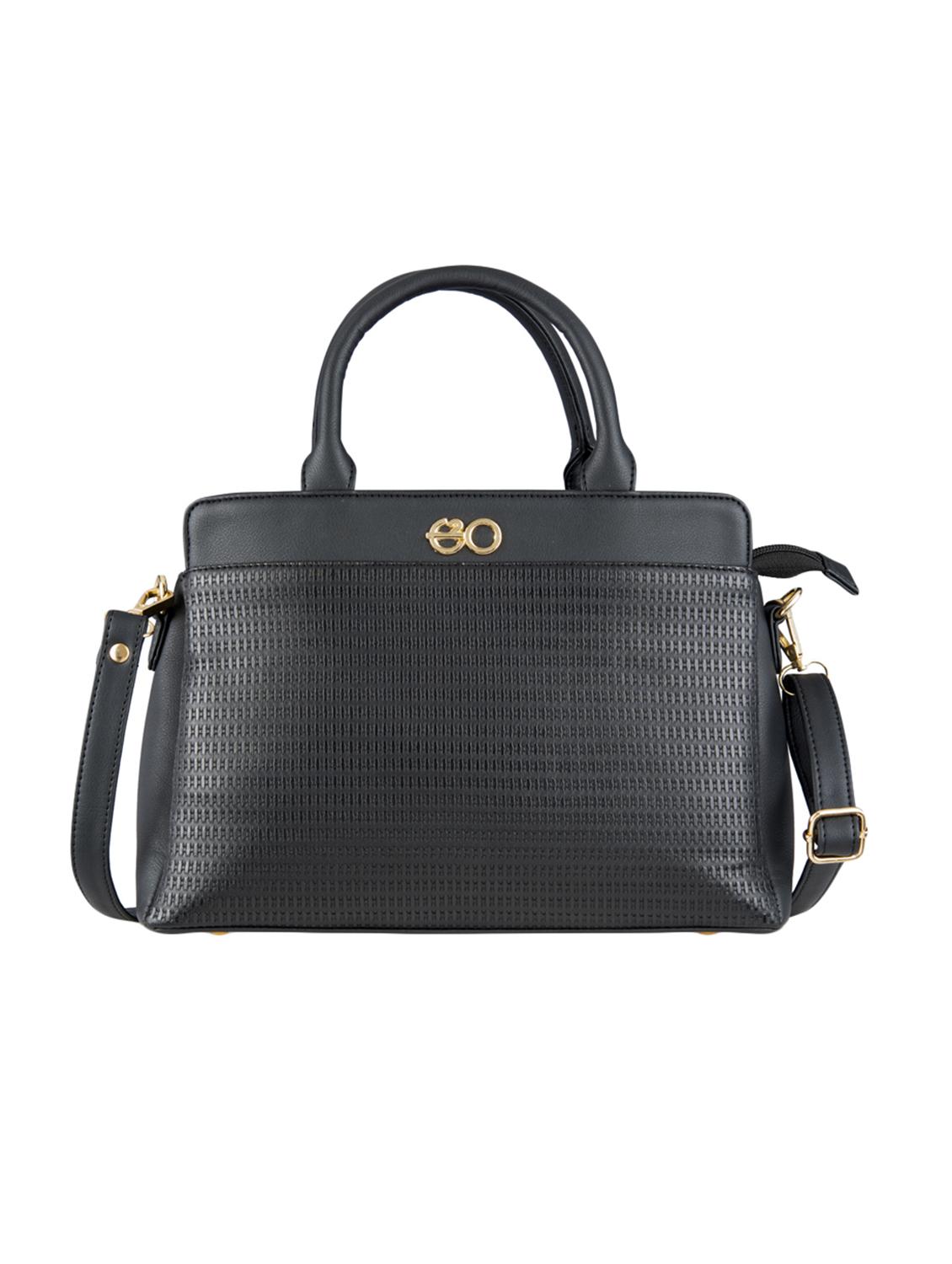 black leatherette (pu) regular handbag - 17630294 - Zoom Image - 2