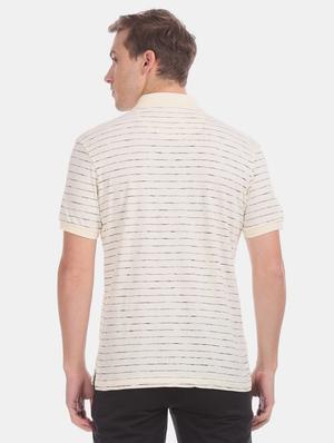 white striped polo t-shirt - 17630784 - Standard Image - 3