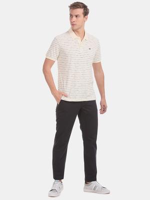 white striped polo t-shirt - 17630784 - Standard Image - 4