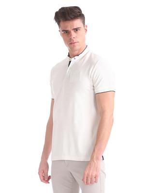 white solid t-shirt a - 17630979 - Standard Image - 2