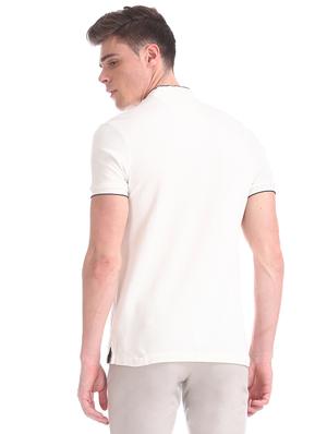 white solid t-shirt a - 17630979 - Standard Image - 3