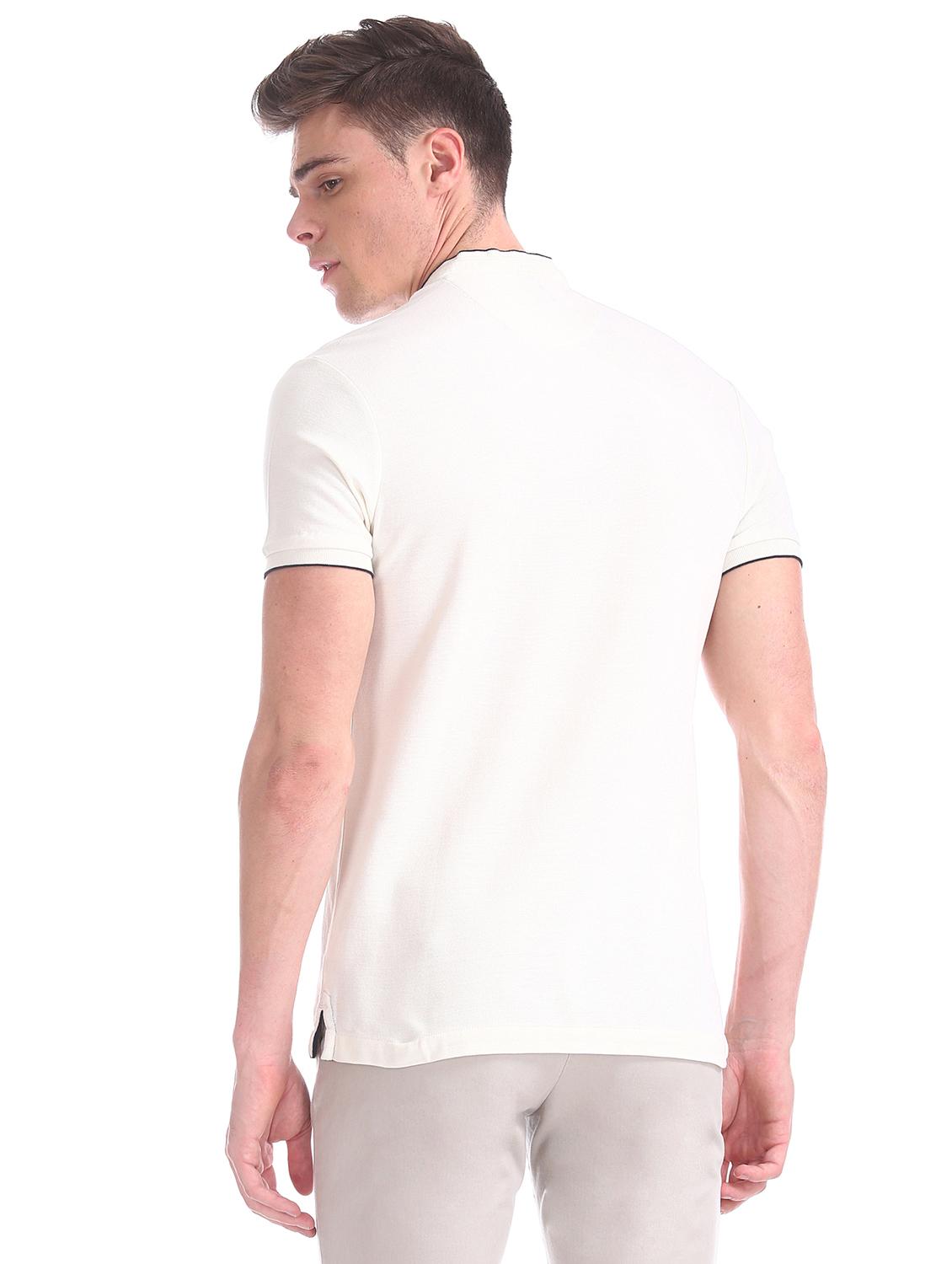 white solid t-shirt a - 17630979 - Zoom Image - 3