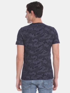 blue printed t-shirt - 17631003 - Standard Image - 3