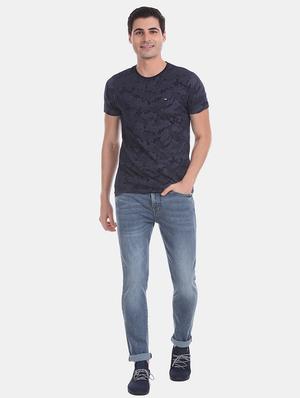 blue printed t-shirt - 17631003 - Standard Image - 4