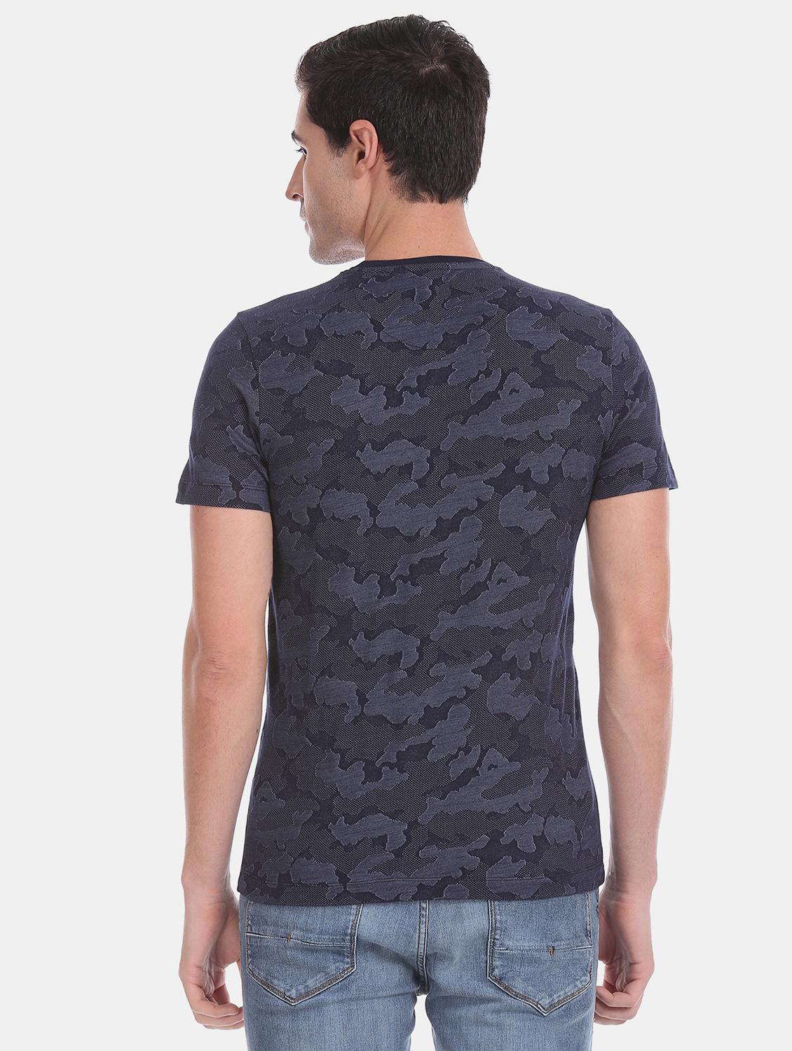blue printed t-shirt - 17631003 - Zoom Image - 3