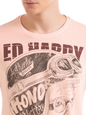 pink front print t-shirt - 17631012 - Standard Image - 4