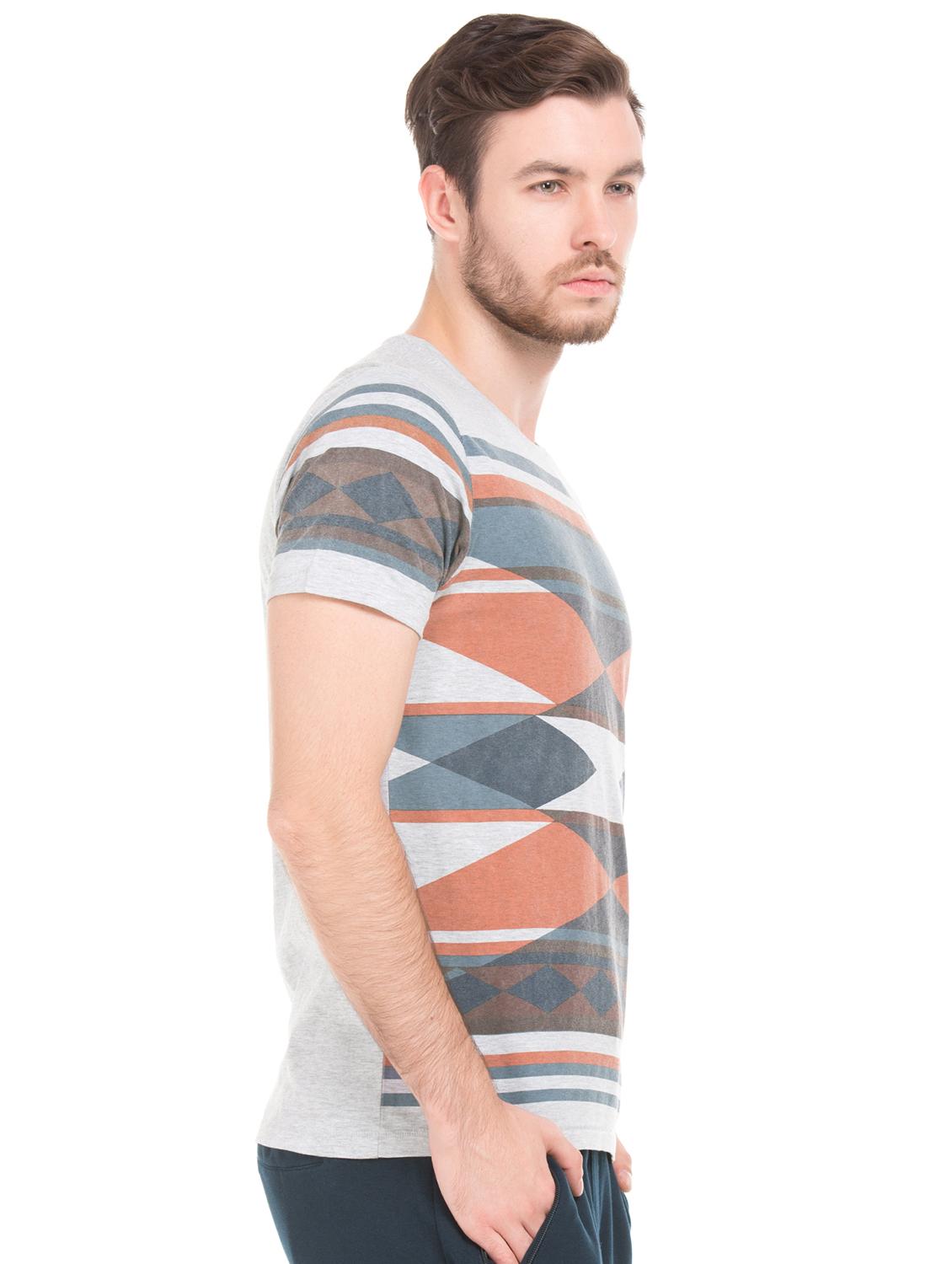 grey printed t-shirt - 17631056 - Zoom Image - 2