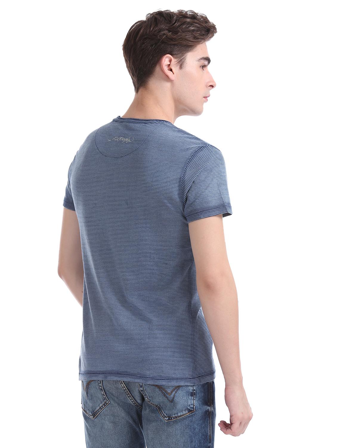 blue printed t-shirt - 17631139 - Zoom Image - 3
