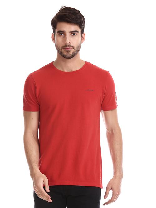 red solid t-shirt - 17631181 - Standard Image - 1