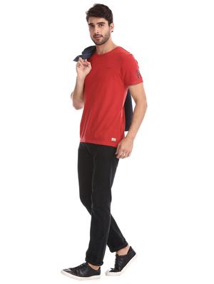 red solid t-shirt - 17631181 - Standard Image - 4