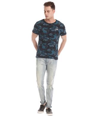 blue printed t-shirt - 17631185 - Standard Image - 4