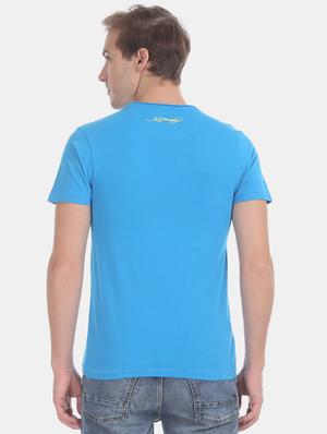 blue printed t-shirt - 17631233 - Standard Image - 3