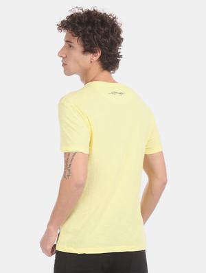 yellow solid t-shirt - 17631234 - Standard Image - 3