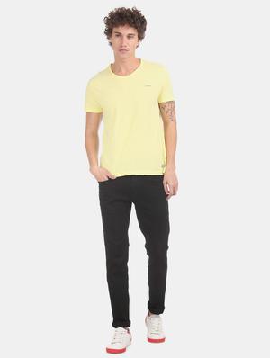 yellow solid t-shirt - 17631234 - Standard Image - 4