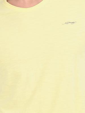 yellow solid t-shirt - 17631234 - Standard Image - 5