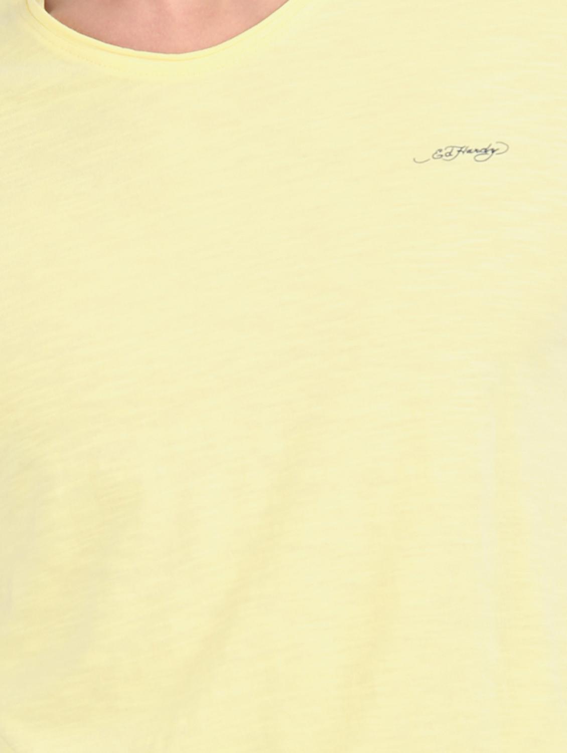 yellow solid t-shirt - 17631234 - Zoom Image - 5