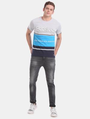 grey printed t-shirt - 17631253 - Standard Image - 4